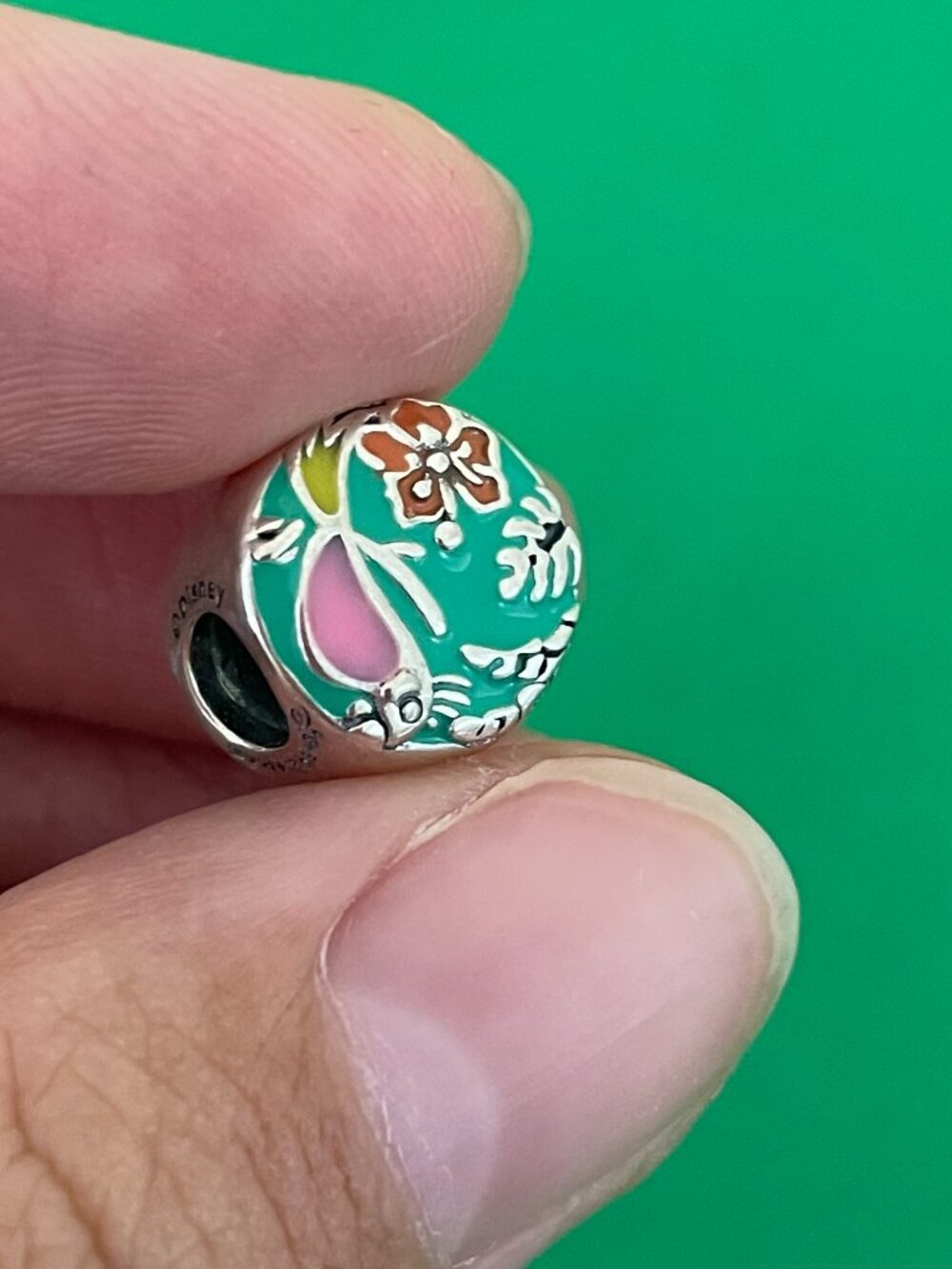 Authentic Pandora Disney Enchanted Tiki Room Silver Charm